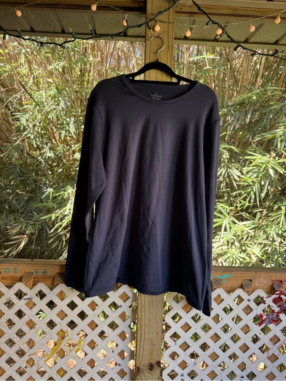 Cuddl Duds Stay Warm Long Sleeve Tee - Navy